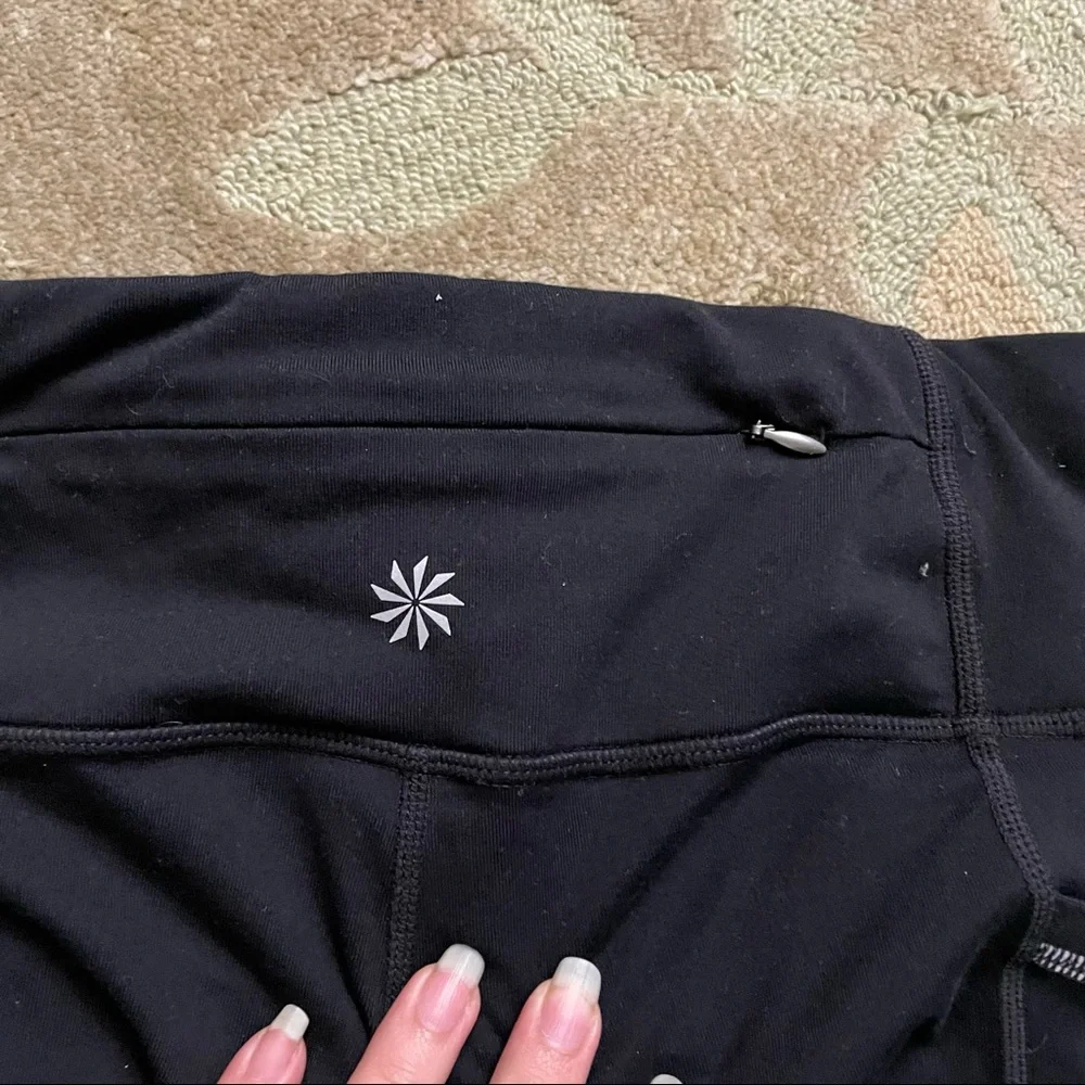 Athleta small floral leggings with pockets - Picture 3 of 6